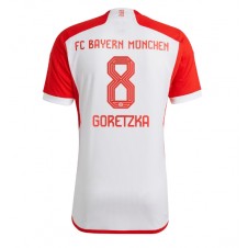 Bayern Munich Leon Goretzka #8 Hjemmedrakt 2023-24 Kortermet